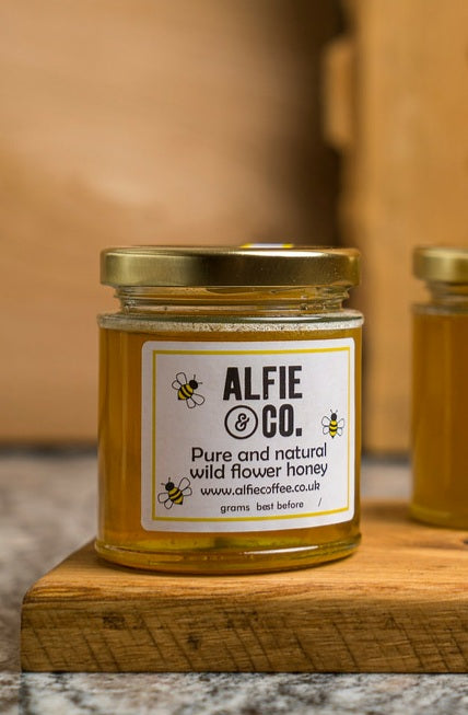 Alfie & Co PURE NATURAL HONEY 8 0z from Wild Flower Meadows.